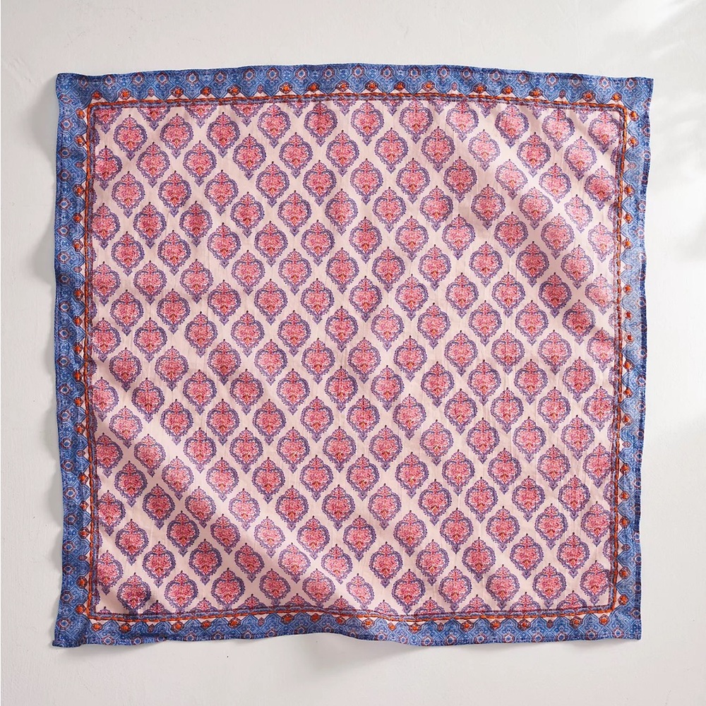 Terrain Pink and Blue Patterned Bandana